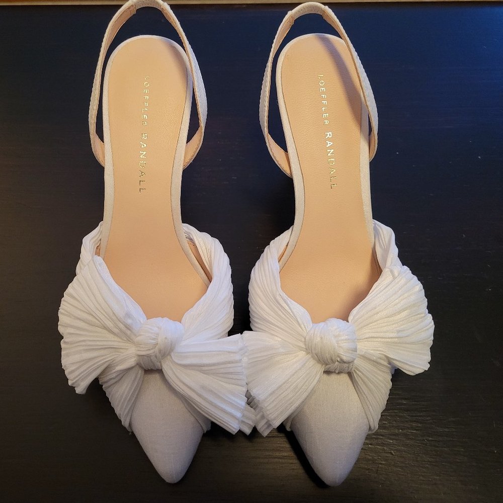 Loeffler Randall Women's Sylvana Knotted Slingback Pumps - 6.5